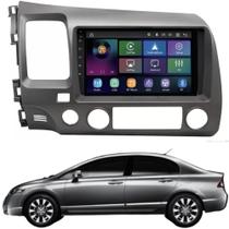 Central Multimídia MP5 New Civic 07/11 Tela de 9 Polegadas Carplay e Android Auto Sem Fio - Roadstar RS-9200BR Pro Line