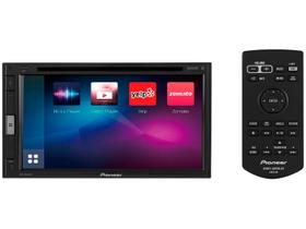 Central Multimídia MP5 Pioneer 2 Din Tela de 6,8" Touch com Espelhamento DVD Player - AVH-Z5280TV