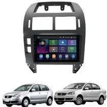 Central Multimídia MP5 Polo 2003 até 2014 Tela 9 Polegadas Carplay e Android Auto Sem Fio - Roadstar Pro Line