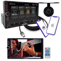 Central Multimídia MP5 Roadstar 7 Polegadas Full Touch 1DIN Espelhamento Android e IOS USB Bluetooth Câmera de ré Central Multimídia MP5 Roadstar 7 Polegadas Full Touch 1DIN Espelhamento Android e IOS USB Bluetooth Câmera de ré