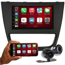 Central Multimídia Mp5 Roadstar RS719BR 7 pol Carplay Android com Moldura Painel Saveiro G5 Fiamon e Câmera de Ré RS210BR Pro Line