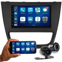 Central Multimídia Mp5 Roadstar RS719BR 7 pol Carplay Android com Moldura Painel Voyage G5 Fiamon e Câmera de Ré RS210BR Pro Line
