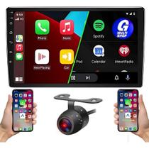 Central Multimidia MP5 Tela 9 Polegadas 2 Din Espelhamento Sem Fio Androidauto Carplay 2gb 32gb Camera de re Wifi
