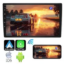 Central Multimidia MP5 Tela 9 Polegadas 2 Din Espelhamento Sem Fio Androidauto Carplay 2gb 32gb Camera de re Wifi