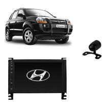 Central Multimídia Mp8 Tucson Moldura + Câmera + Espelhamento