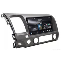 Central Multimídia New Civic 2006 2007 2008 2009 2010 2011 Adak G2 Tela de 9" QLED 2GB de RAM 64GB Android Auto e Carplay + Câmera de ré - ADAK PLAY-2