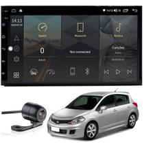 Central Multimídia Nissan TIIDA 2008 2009 2010 2011 2012 2013 Tela IPS de 7" Polegadas Quad Core 2GB Carplay e Android Auto GPS + Câmera de ré