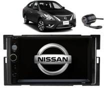 Central Multimidia Nissan Versa 2014 2015 2016 2017 2018 2019 2020 Mp5 Moldura Câmera De Ré