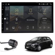 Central Multimídia Onix e Prisma Joy Tela IPS de 7" Polegadas Quad Core 2GB Carplay e Android Auto GPS + Câmera de ré