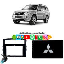 Central Multimidia Pajero Full 2006 2007 2008 2009 2010 2011 2012 2013 2014 2015 2016 2017 2018 Android Auto Carplay 9 polegadas