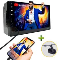 Central Multimidia Para Carro Mp5 2 Din Player 7 Pol Universal Espelhamento Celular Bluetooth Usb Sd