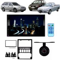 Central Multimídia Parati G2 Moldura 2 Din + Câmera Tela