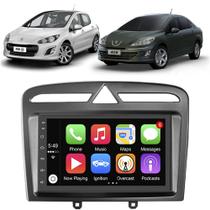 Central Multimidia Peugeot 308 408 2012 A 2016 7" CarPlay/Android-Auto Comando Voz Google Siri - E-Carplay
