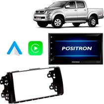Central Multimidia Positron Sp9010ac Hilux 12 a 16 Preto