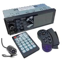 Central Multimídia Rádio Fm Bluetooth Tela 4 Câmera Ré 1 Din