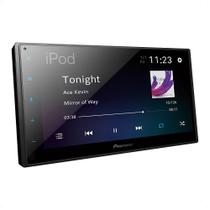 Central Multimídia Rádio Pioneer 2 DIN 6.8 Polegadas AM/FM Bluetooth USB RCA Espelhamento - DMH A4480BT