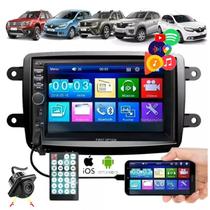 Central Multimidia Renault Mp5 Bt Espelha Moldura Câmera Ré Central Multimidia Renault Mp5 Bt Espelha Moldura Câmera Ré