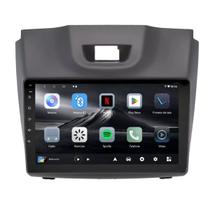 Central Multimídia S10 2012 2013 2014 2015 2016 Adak G2 Tela de 9" QLED 2GB de RAM 64GB Android Auto e Carplay + Câmera de ré