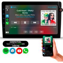 Central Multimídia Slim 9 Polegadas MP5 RS-908BR Prime Apple CarPlay Android Auto Bluetooth e USB