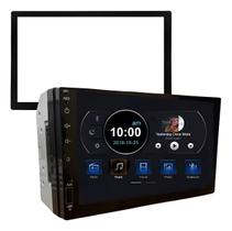 Central Multimídia Ultron T1 Mp5 2 Din 7 + Moldura Fox 09/13