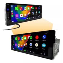 Central Multimidia Universal 1 Din 6.8 Pol Carplay AndroidAuto USB BT FM - 9300S FirstOption Central Multimidia Universal 1 Din 6.8 Pol Carplay AndroidAuto USB BT FM - 9300S FirstOption