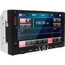 Central Multimídia Universal 2 Din MP10 7 Pol FM USB BT Espelhamento - 7810HE First Option