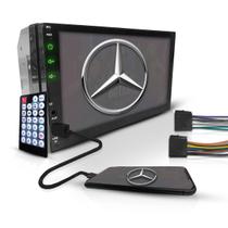 Central Multimidia Universal 2 Din Mp5 Bt Espelha Usb Mercedes