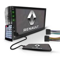 Central Multimidia Universal 2 Din Mp5 Bt Espelha Usb Renault