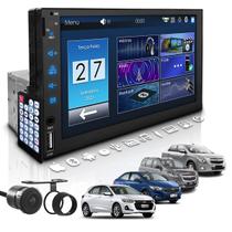 Central Multimídia Universal Mp5 Bt 1 Din 7 Espelha Câm Gm Chevrolet Chevette Celta Opala