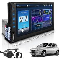 Central Multimídia Universal Mp5 Bt 1 Din 7 Espelha Dvd Câm Gm Corsa