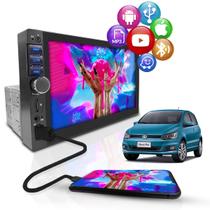 Central Multimídia Universal Mp5 Bt 1 Din 7 Espelha Dvd Câm Volks Novo Fox Central Multimídia Universal Mp5 Bt 1 Din 7 Espelha Dvd Câm Volks Novo Fox