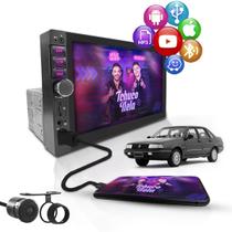 Central Multimídia Universal Mp5 Bt 1 Din 7 Espelha Dvd Câm Volks Santana
