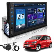 Central Multimídia Universal Mp5 Bt 1 Din 7 Espelha Dvd Câm Volks Up
