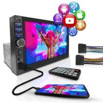 Central Multimídia Universal Mp5 Bt 1 Din 7 Espelha Dvd Câmera de Ré Central Multimídia Universal Mp5 Bt 1 Din 7 Espelha Dvd Câmera de Ré