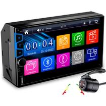 Central Multimídia Universal Mp5 Espelhamento Android IOS Câmera de Ré