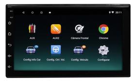 Central Multimidia Universal Slim 7 Polegadas Android 16gb Wifi Navegação Bluetooth