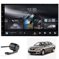 Central Multimídia Versa 2013 2014 2015 2016 2017 2018 2019 Adak G2 Tela QLED de 7" Polegadas 2GB 64GB Carplay e Android Auto GPS + Câmera de ré - ADA