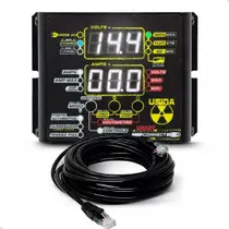 Central Painel Controle Fonte Usina Smart Connect Voltímetro