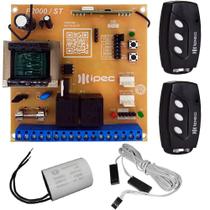 Central Placa Motor Basculante P2000 Compatível Peccinin 2 Controles Capacitor 12UF Sensor Fim Curso