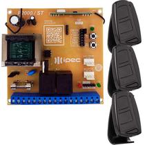 Central Placa Motor Portão Peccinin P2000 St + 3 Controles Tx Top 2 Canais