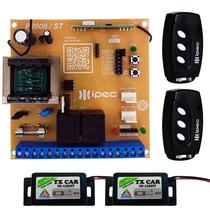 Central Placa Portão Eletrônico 433mhz Motor Peccinin 2 Controle 3 Canais + 2 Tx Car Prova D'agua