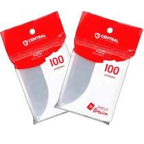 Central Shield Básico 200 Sleeves Padrão Protetores Cards Pokemon Magic