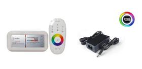 Central Touch Para Luminária Led Piscina Rgb + Fonte 12v 2 A