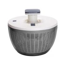 Centrífuga de Salada Manual com Sistema Pump Spin Secador de Folhas Prático e Eficiente