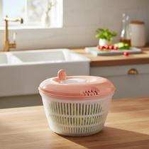 Centrifuga Manual Seca Saladas E Verduras Grande 4,5 Litros Centrifuga Manual Seca Saladas E Verduras Grande 4,5 Litros