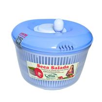 Centrífuga Salada Secador Verduras Manual 4,5 Litros Azul