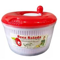 Centrifuga Secador De Salada Manual Seca Folhas Grande 4,5l