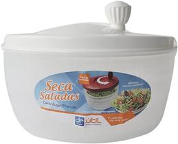 Centrífuga Secadora de Salada Manual Verduras Folhas 4L - Dr Util