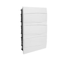 Centrinho brum pvc embutir branco 36 disjuntores