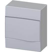 Centrinho brum pvc sobrepor branco 5 disjuntores